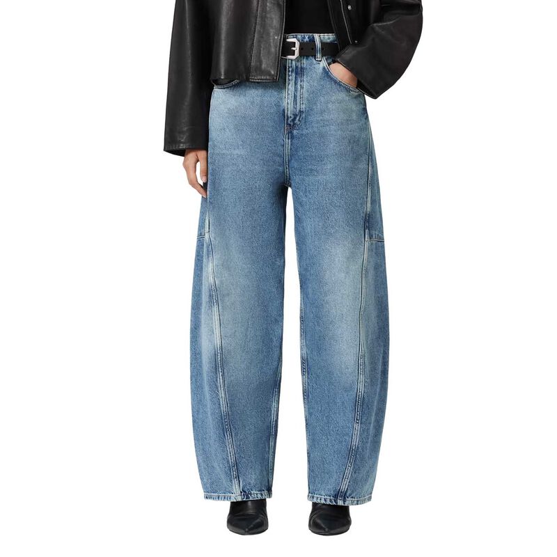 AllSaints Carter Barrel Leg Jeans image number 0